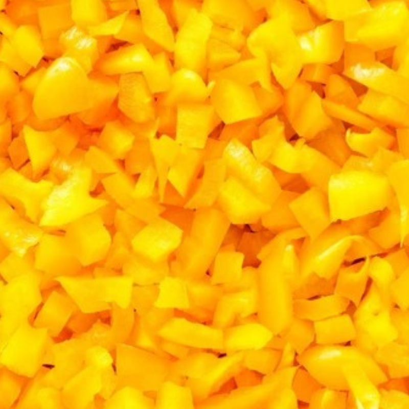 Scubefarms Yellow Capsicum - Diced Price per 100 Grams