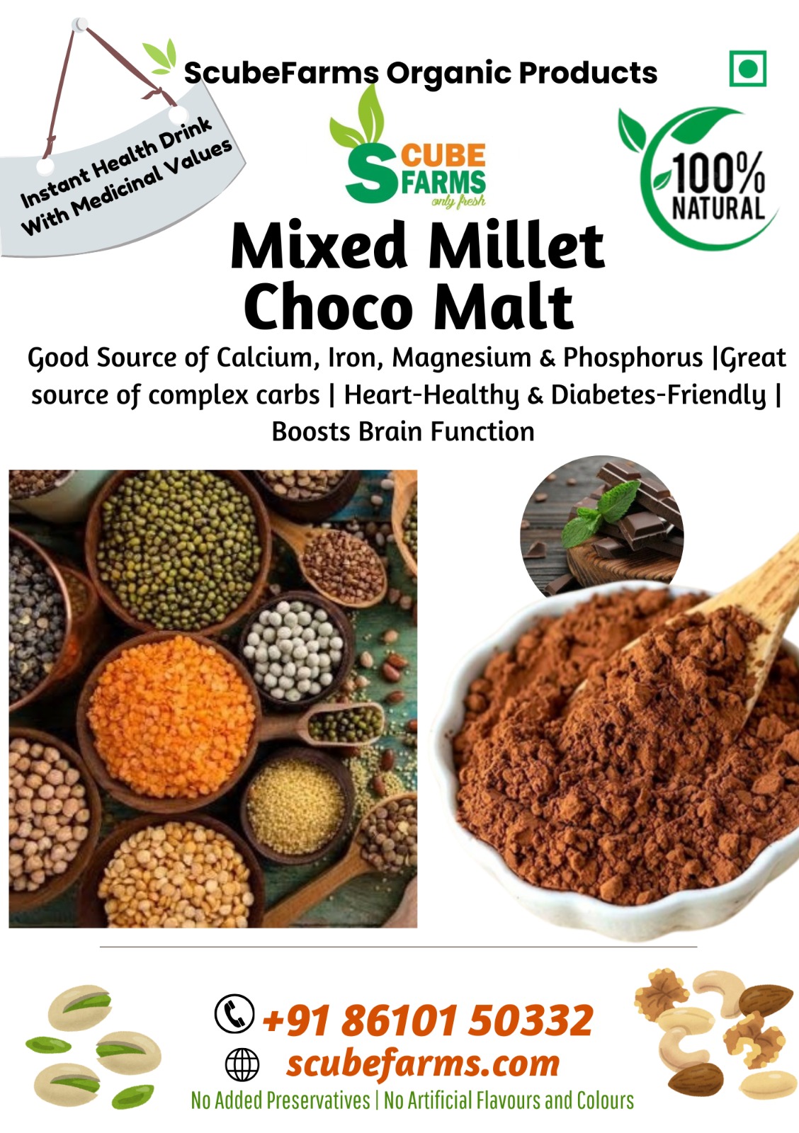 Scube Farms | Choco Millet Malt