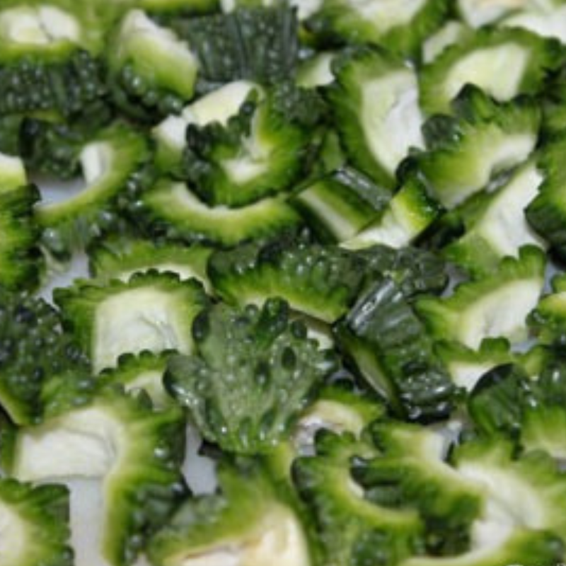 ScubeFarms  Bittergourd - Diced  Price per 100 Grams